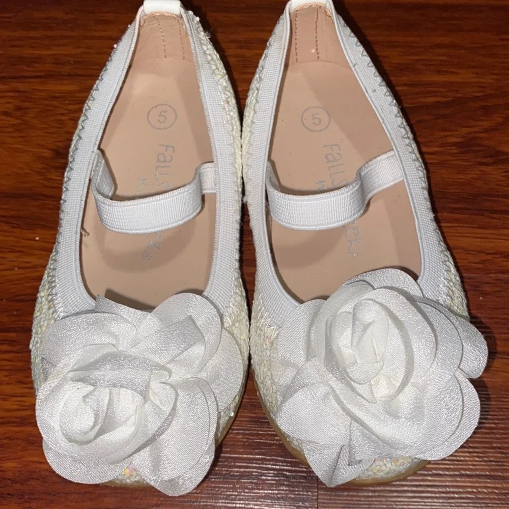Sparkly White Shoes
